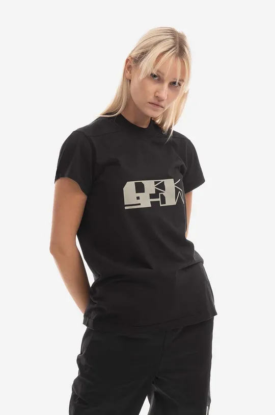μαύρο Βαμβακερό μπλουζάκι Rick Owens Γυναικεία