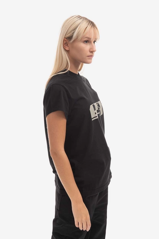 czarny Rick Owens t-shirt bawełniany