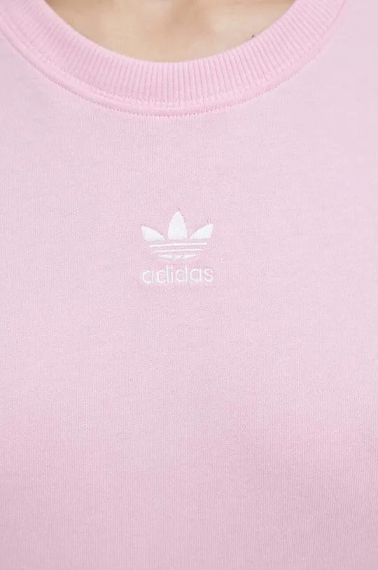 рожевий Бавовняна футболка adidas Originals