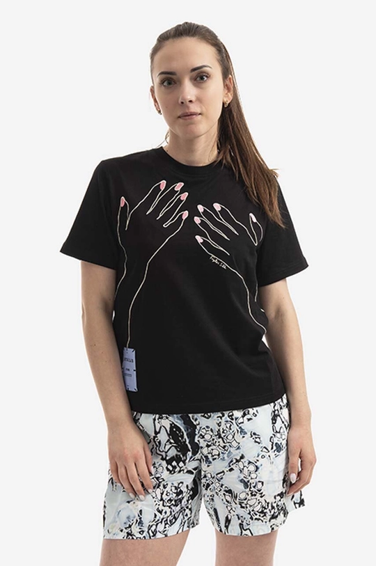 black MCQ cotton t-shirt Women’s