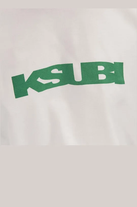 белый Хлопковая футболка KSUBI