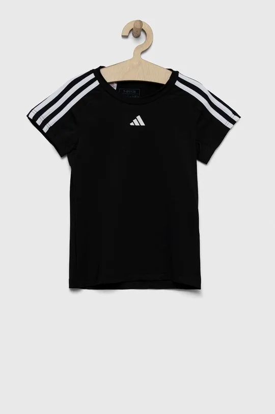 čierna Detské tričko adidas Dievčenský