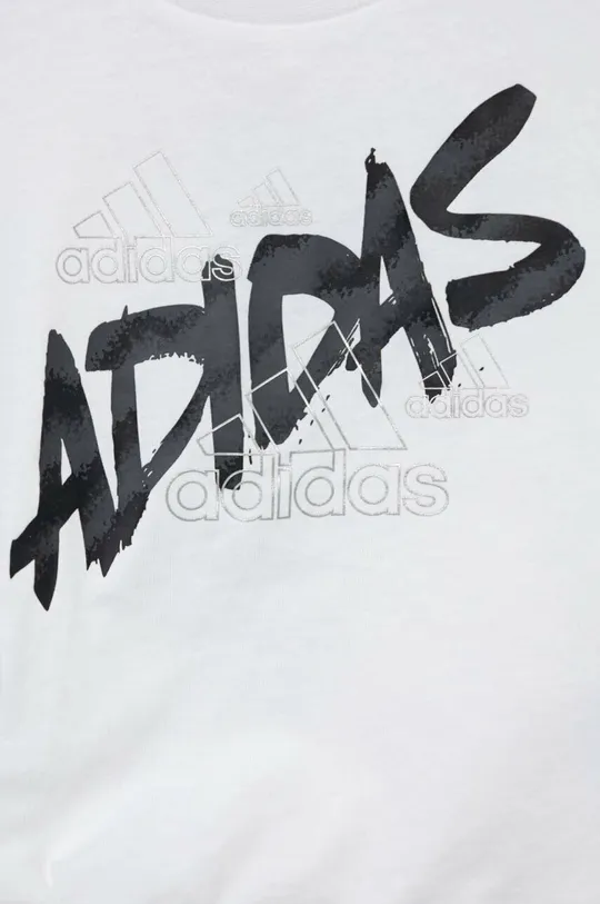 Дитяча бавовняна футболка adidas G D KNOT  100% Бавовна