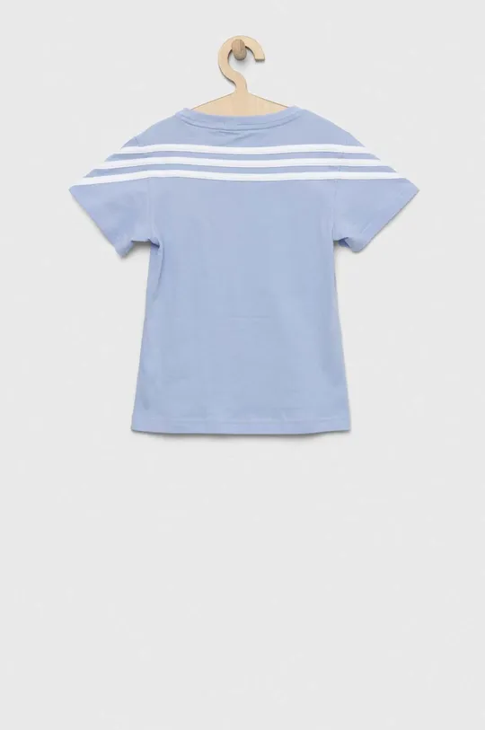 Otroška bombažna kratka majica adidas x Disney LG DY MNA modra