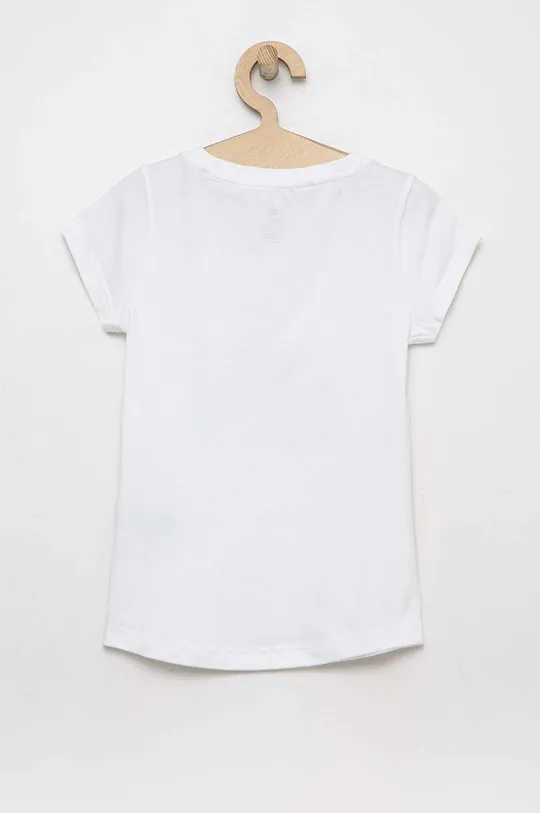 Παιδικό βαμβακερό μπλουζάκι adidas λευκό