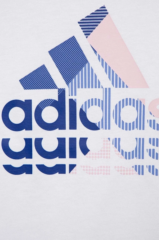 Detské bavlnené tričko adidas  100 % Bavlna