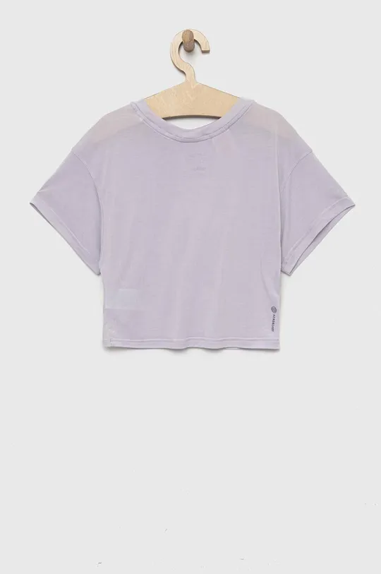 adidas t-shirt dziecięcy fioletowy