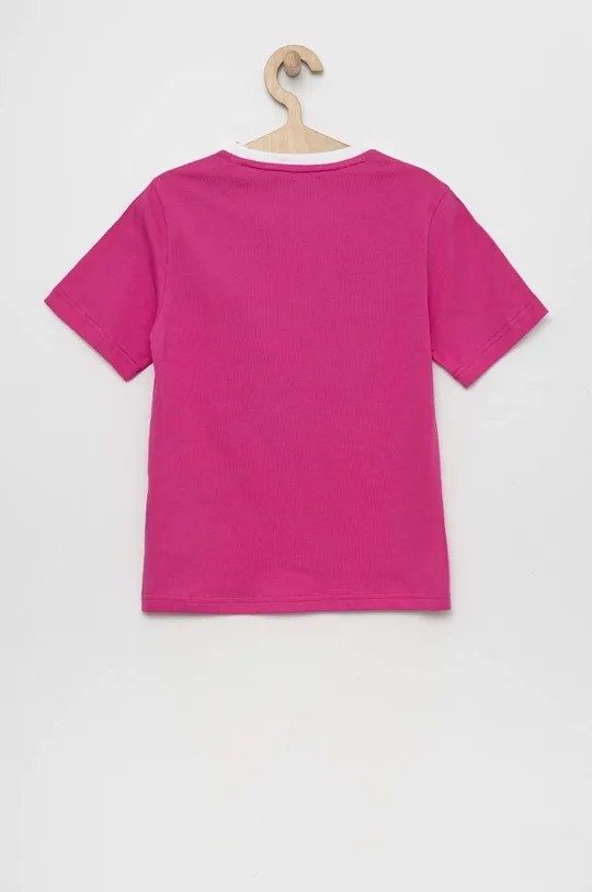 Дитяча бавовняна футболка adidas G 3S BF рожевий