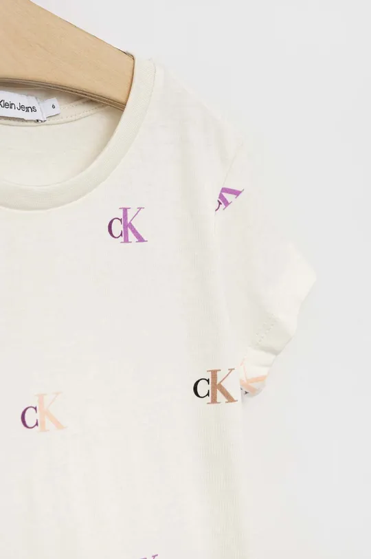 Дитяча бавовняна футболка Calvin Klein Jeans 2-pack