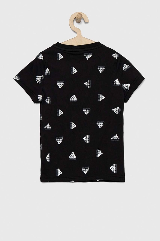 adidas t-shirt bawełniany dziecięcy G BLUV czarny