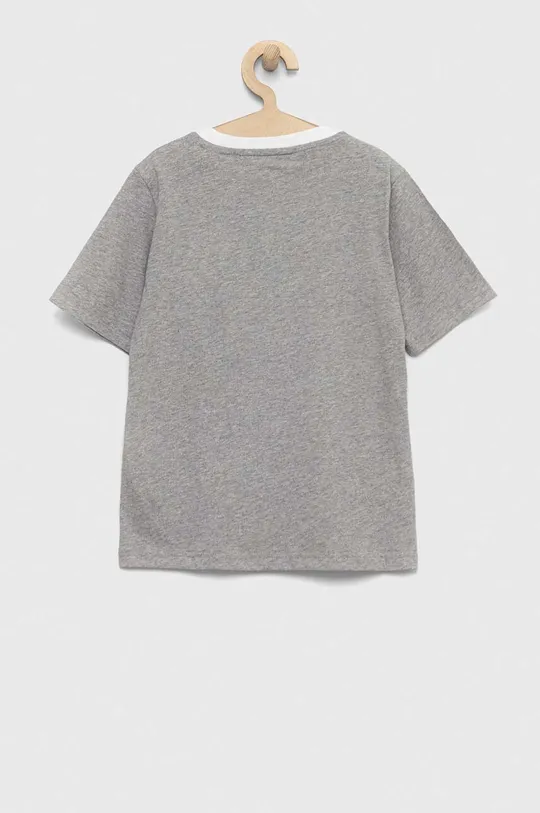Detské bavlnené tričko adidas G 3S BF sivá