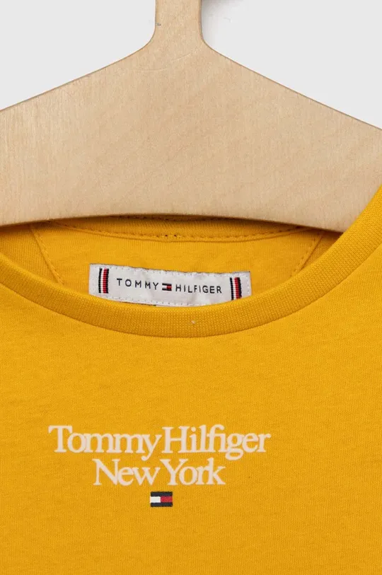 Otroška bombažna kratka majica Tommy Hilfiger  100% Bombaž