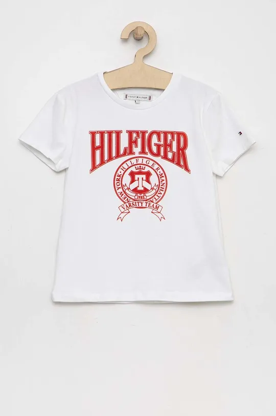білий Дитяча футболка Tommy Hilfiger Для дівчаток