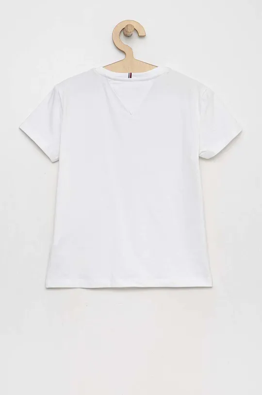 Otroška kratka majica Tommy Hilfiger bela