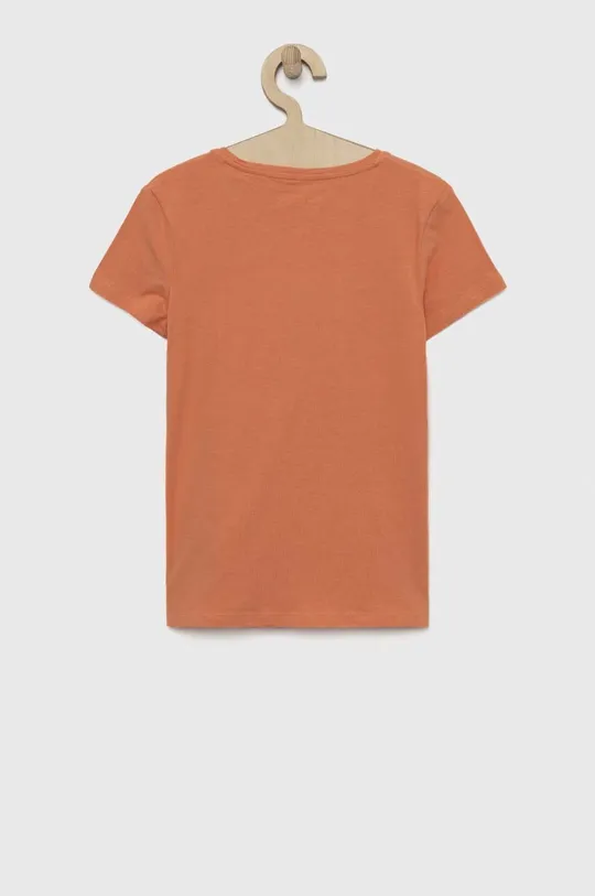 Guess t-shirt dziecięcy pomarańczowy