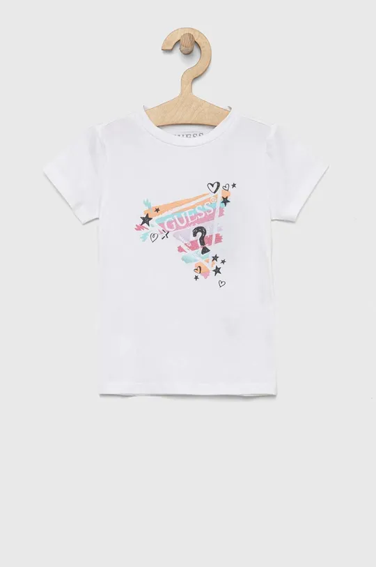λευκό Παιδικό μπλουζάκι Guess Για κορίτσια