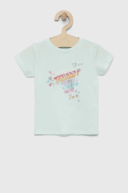 голубой Детская футболка Guess Для девочек