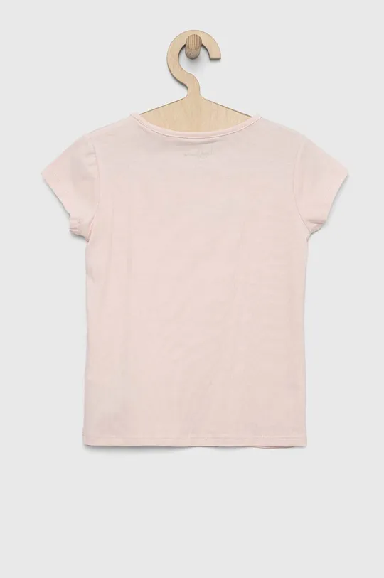Дитяча футболка Pepe Jeans рожевий