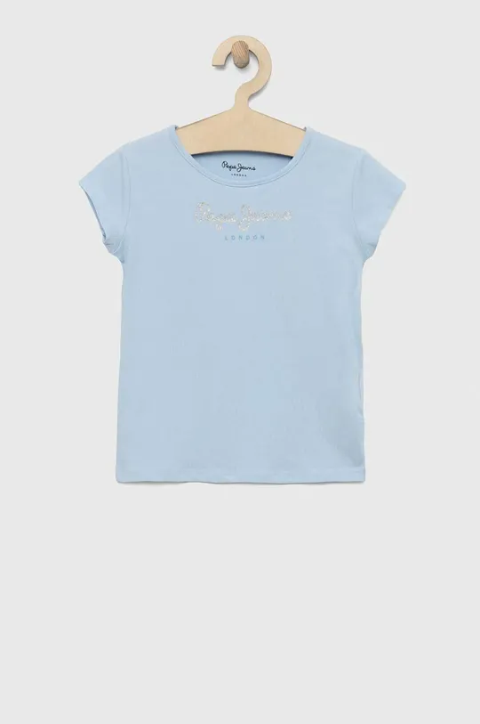 блакитний Дитяча футболка Pepe Jeans Для дівчаток