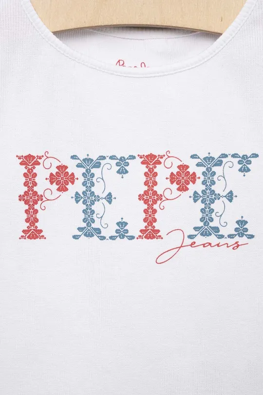 Παιδικό μπλουζάκι Pepe Jeans PJL GJ Non-denim  95% Βαμβάκι, 5% Σπαντέξ