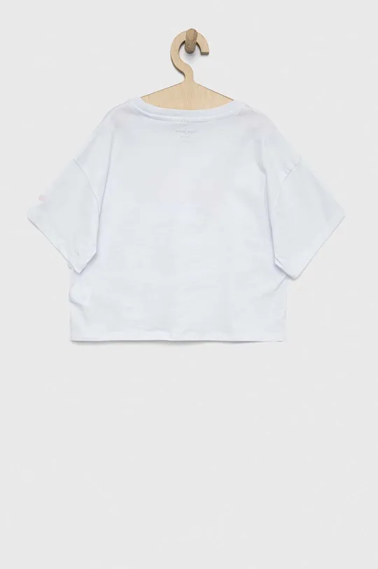 Детская хлопковая футболка Pepe Jeans Non-denim белый