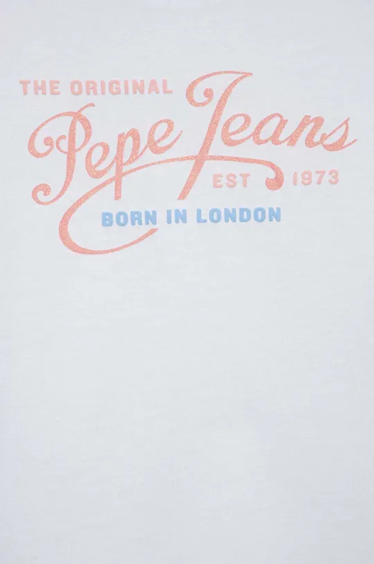 Детская хлопковая футболка Pepe Jeans Non-denim  100% Хлопок