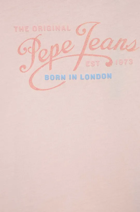 Detské bavlnené tričko Pepe Jeans Non-denim  100 % Bavlna