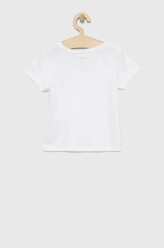 Детская хлопковая футболка Pepe Jeans белый