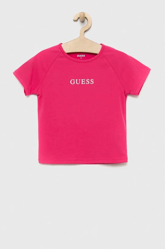 rózsaszín Guess gyerek póló Lány