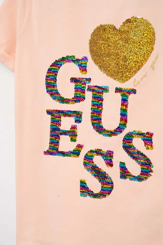 Guess t-shirt dziecięcy 95 % Bawełna, 5 % Elastan