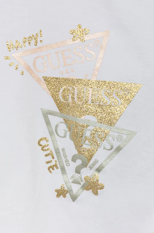 Guess t-shirt dziecięcy 95 % Bawełna, 5 % Elastan