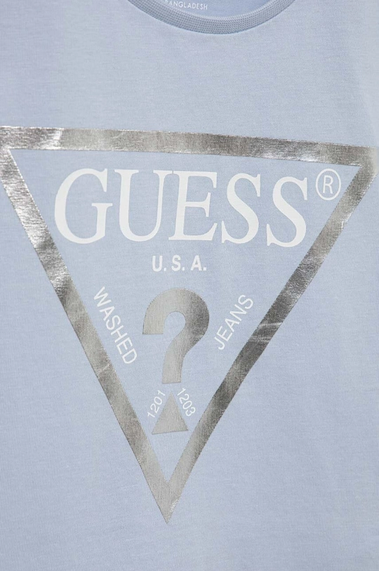 Guess t-shirt bawełniany dziecięcy 100 % Bawełna