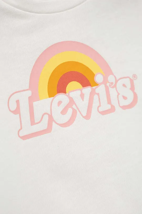 Detské bavlnené tričko Levi's  100 % Bavlna