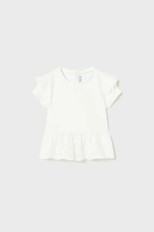bijela Majica kratkih rukava za bebe Mayoral Za djevojčice