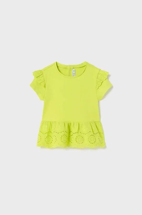 zielony Mayoral t-shirt niemowlęcy Dziewczęcy