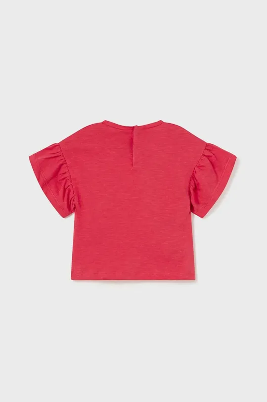 Бавовняна футболка для немовлят Mayoral червоний