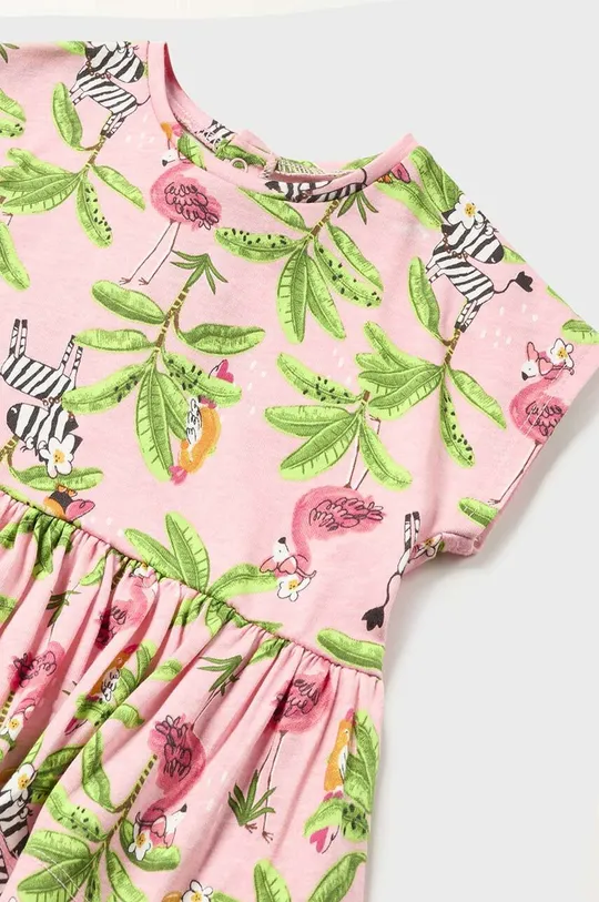 różowy Mayoral t-shirt bawełniany niemowlęcy 2-pack