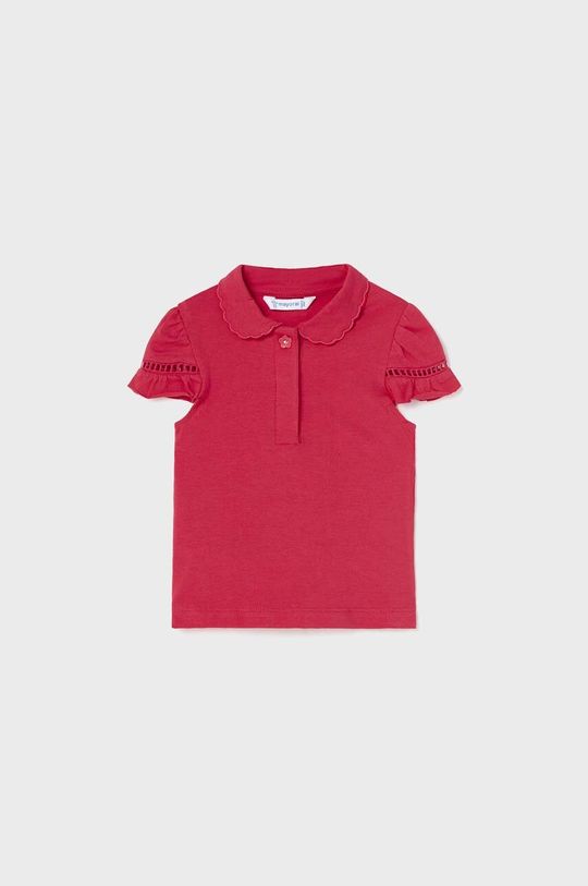 czerwony Mayoral t-shirt niemowlęcy Dziewczęcy
