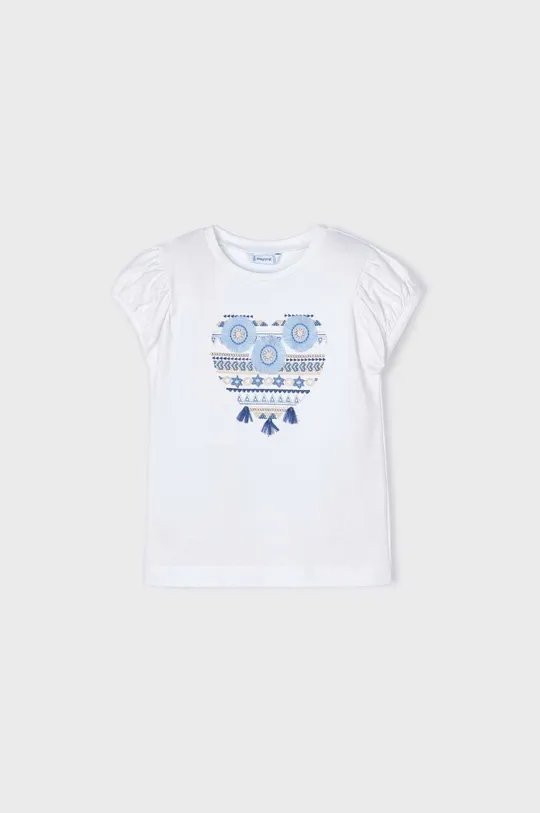 λευκό Παιδικό μπλουζάκι Mayoral Για κορίτσια
