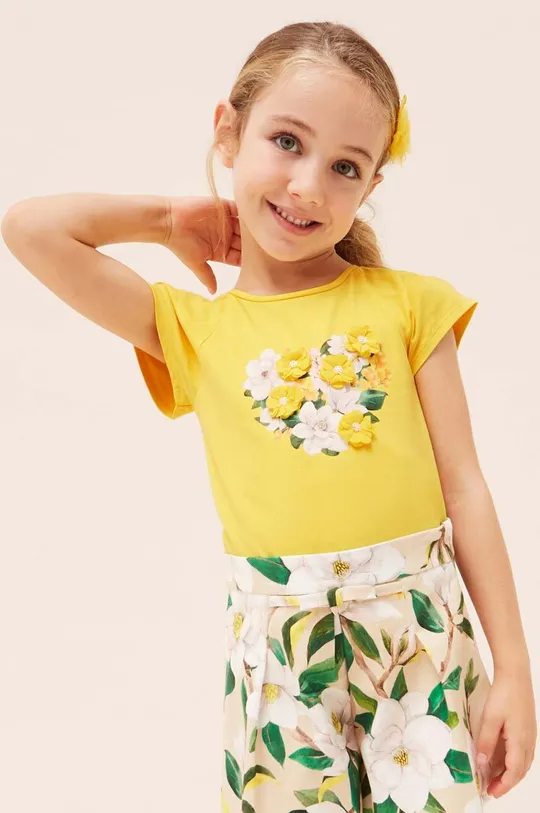 žlutá Dětské tričko Mayoral Dívčí