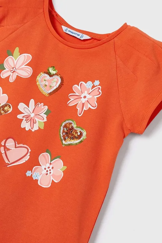 oranžová Detské tričko Mayoral