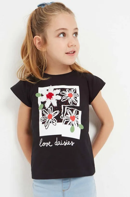 μαύρο Παιδικό μπλουζάκι Mayoral Για κορίτσια