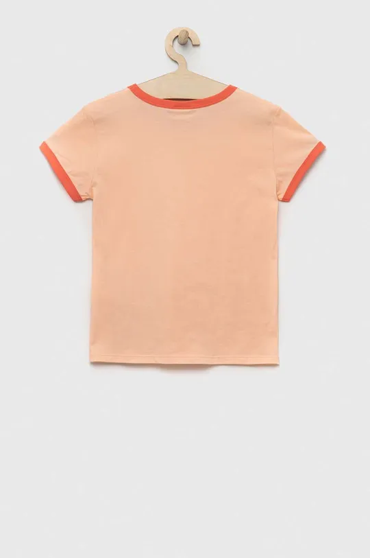 Дитяча бавовняна футболка United Colors of Benetton помаранчевий