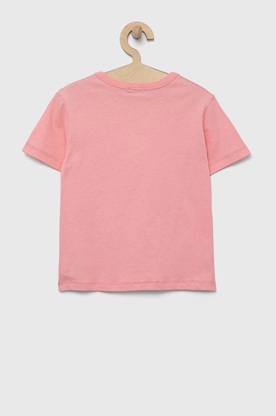 United Colors of Benetton t-shirt bawełniany dziecięcy różowy