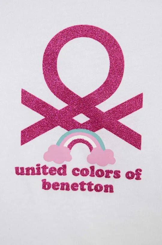 Dječja pamučna majica kratkih rukava United Colors of Benetton  100% Pamuk