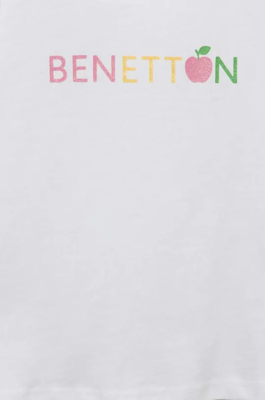 Detský bavlnený top United Colors of Benetton  100 % Bavlna