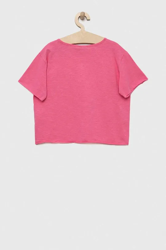Дитяча футболка United Colors of Benetton рожевий