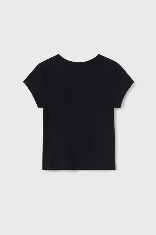 Дитяча бавовняна футболка Mayoral чорний