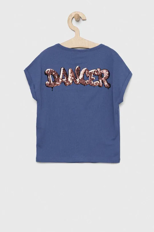 Detské bavlnené tričko Sisley fialová