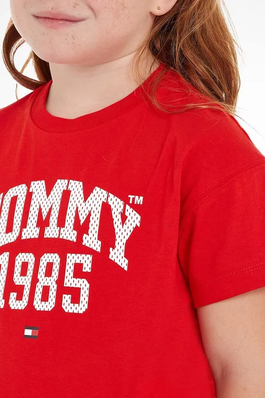 Детская хлопковая футболка Tommy Hilfiger Для девочек